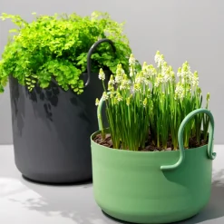 Sale SMD Design Maceta Tivoli Ø30 cm, alta, oscuro Gris