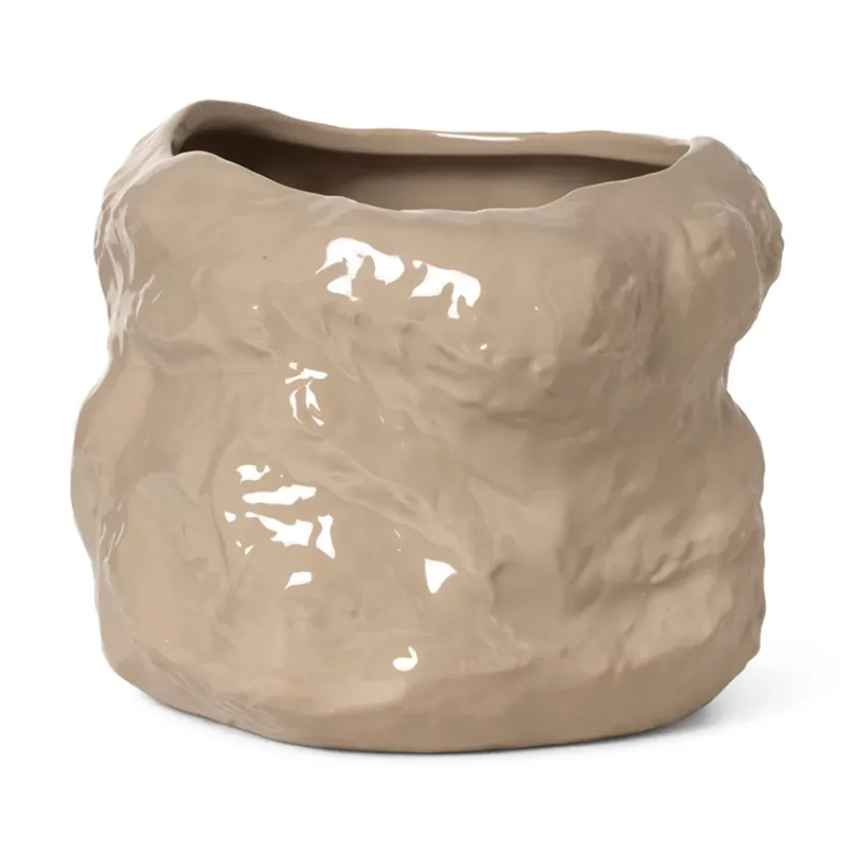 Sale Ferm Living Maceta Tuck Ø29 cm, Cashmere Beige