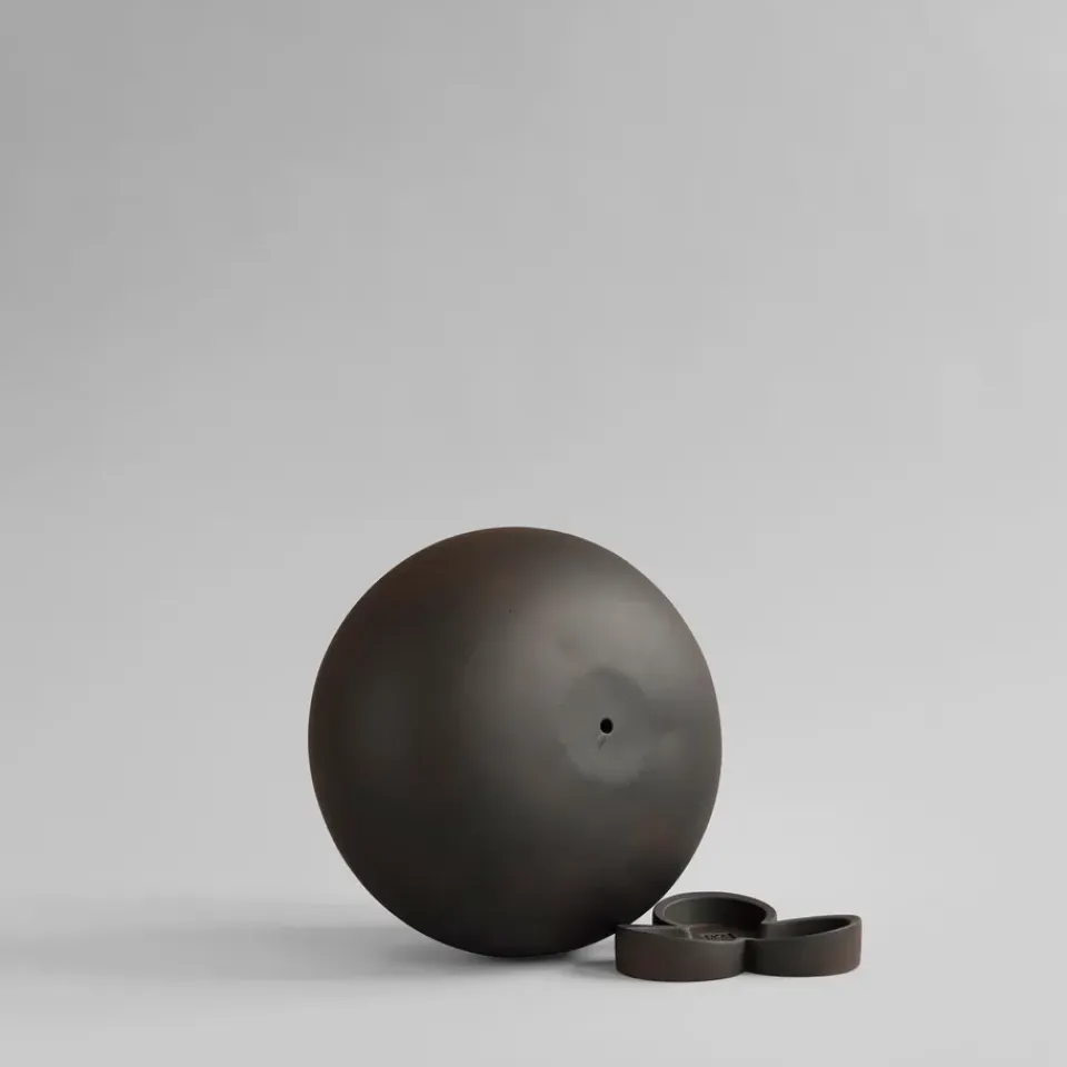 Online 101 Copenhagen Maceta Urchin mini Ø35 cm, Coffee MarrónNegro