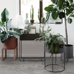 Hot Ferm Living Macetero Plant Box , Negro