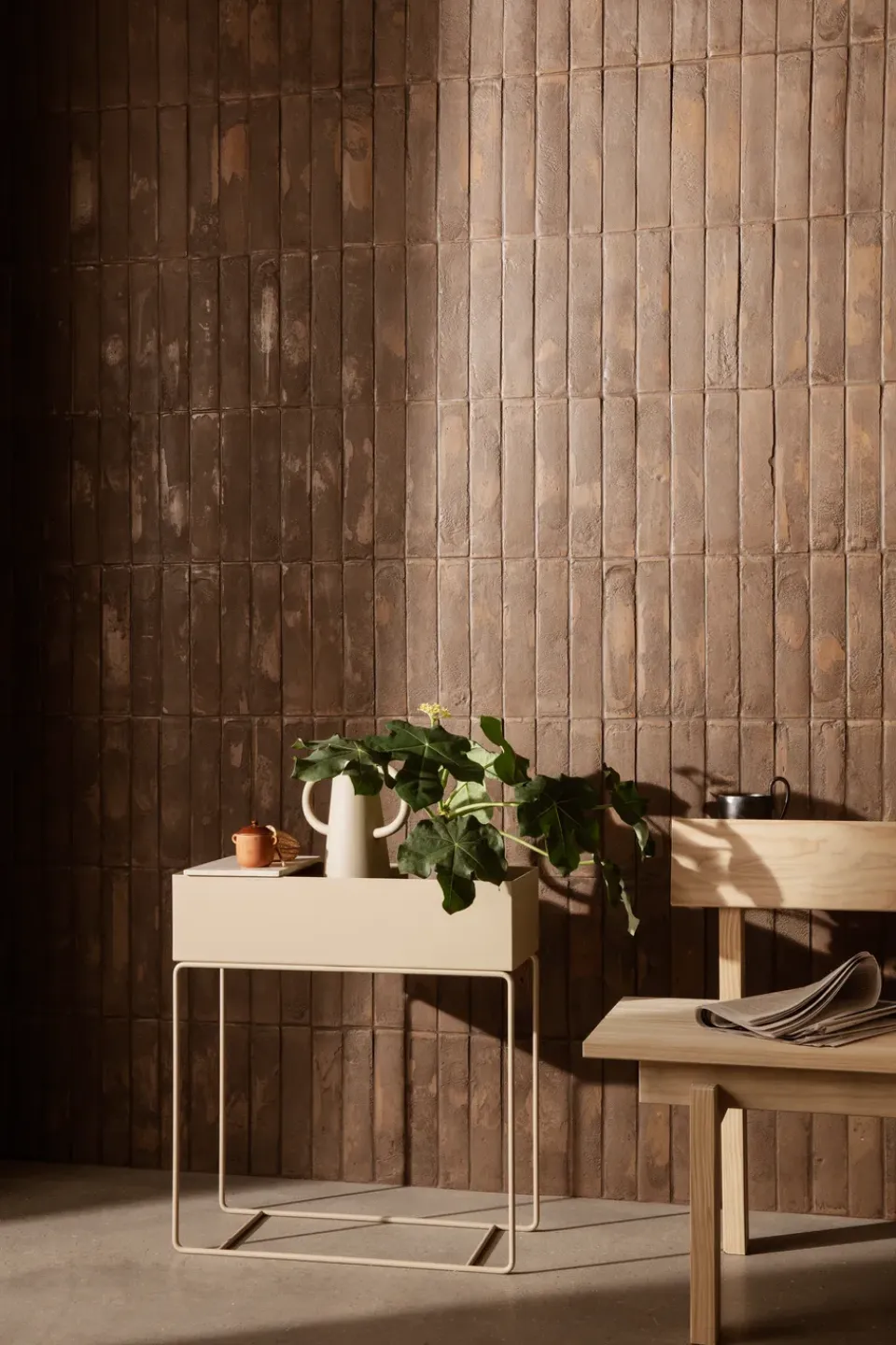 Sale Ferm Living Macetero Plant Box , Cashmere Beige