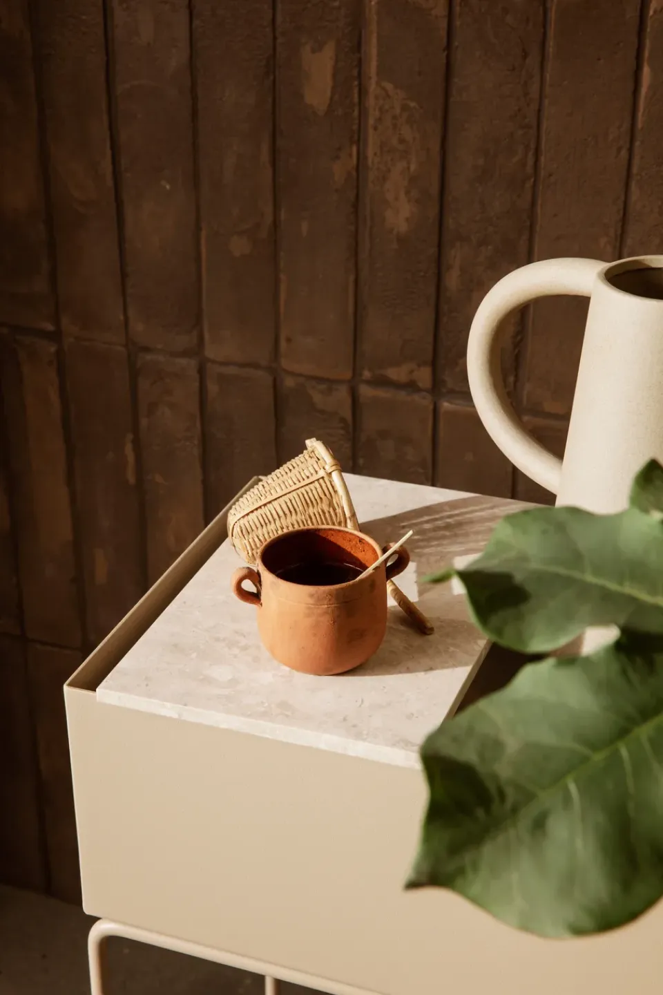 Sale Ferm Living Macetero Plant Box , Cashmere Beige