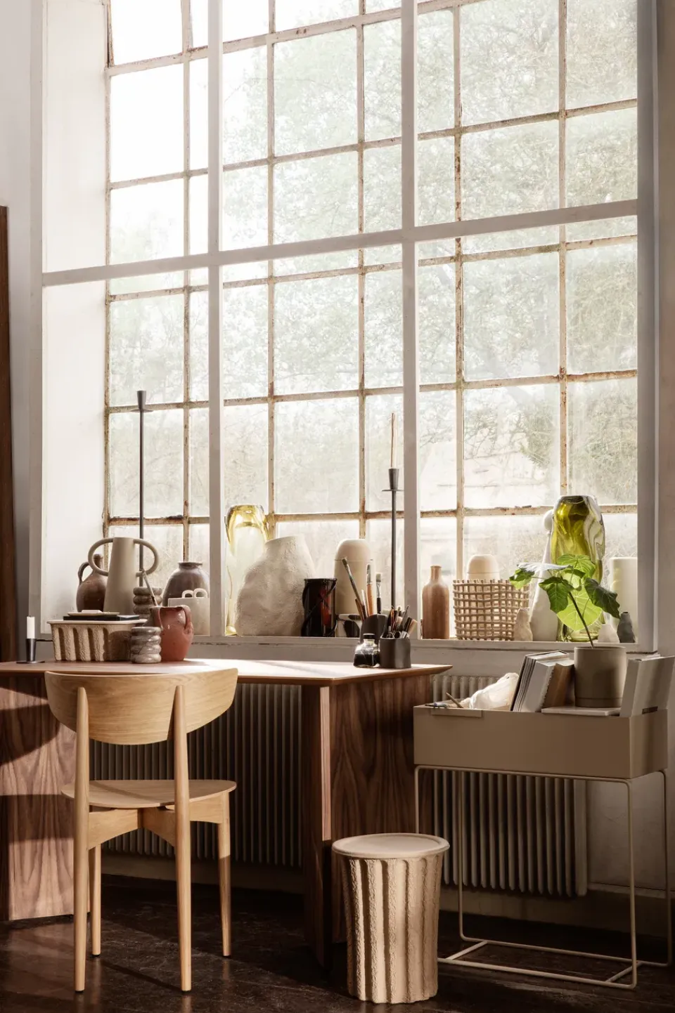 Sale Ferm Living Macetero Plant Box , Cashmere Beige