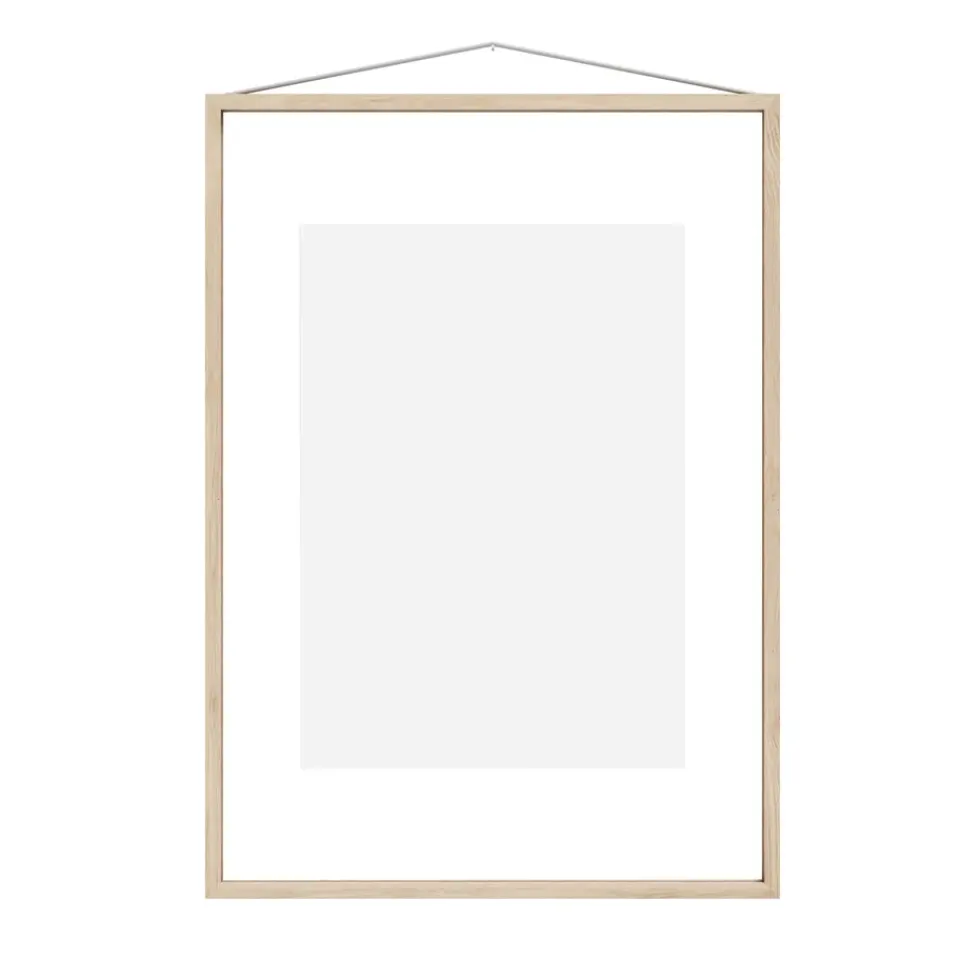 Sale MOEBE Marco de fresno A2 44,8x61,5 cm, Transparent, Wood, Black MarrónNegro