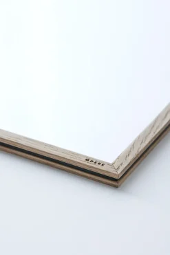 Sale MOEBE Marco de roble 50x70 cm, Transparent, Wood, Black MarrónNegro
