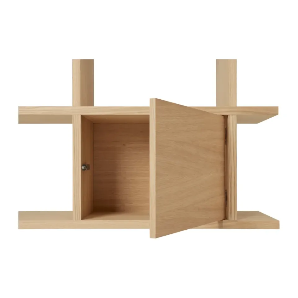 Ferm Living Módulo de estantería de armario Kona, Natural Beige