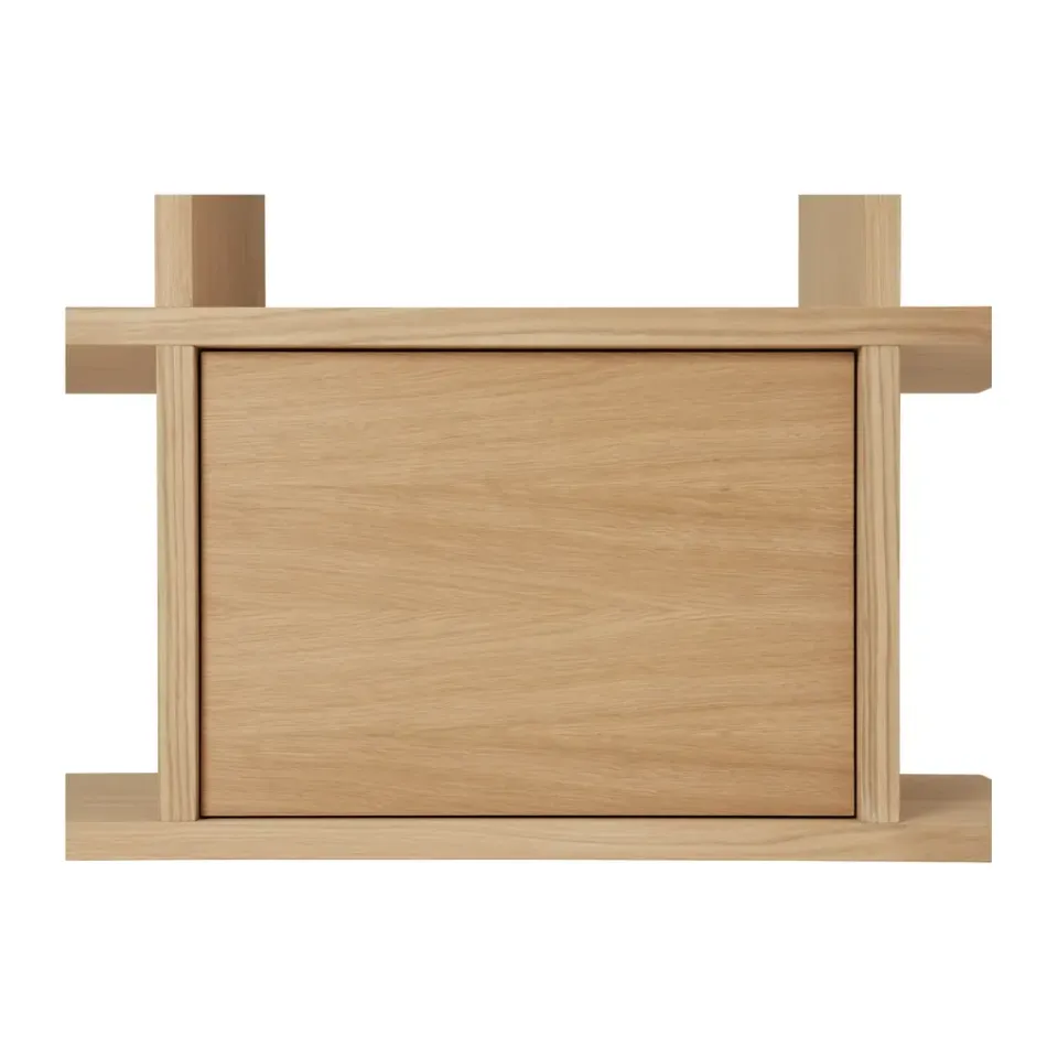 Ferm Living Módulo de estantería de armario Kona, Natural Beige