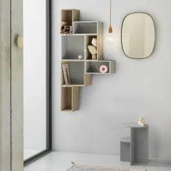 Discount Muuto Módulo de estantería Mini Stacked small, Blanco