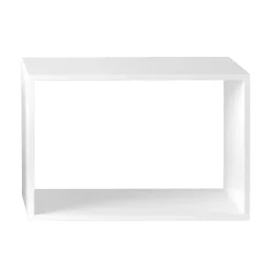 Outlet Muuto Módulo de estantería Stacked 2.0 abierto, large, Blanco