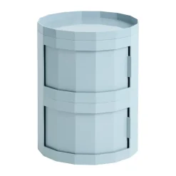 Outlet HAY Mesa auxiliar Facet Cabinet 20, Misty blue Azul