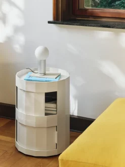 Hot HAY Mesa auxiliar Facet Cabinet 20, Eggshell Blanco