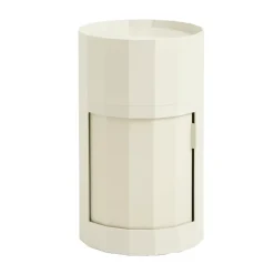 HAY Mesa auxiliar Facet Cabinet 101, Eggshell Blanco