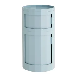 HAY Mesa auxiliar Facet Cabinet 110 , Misty blue Azul
