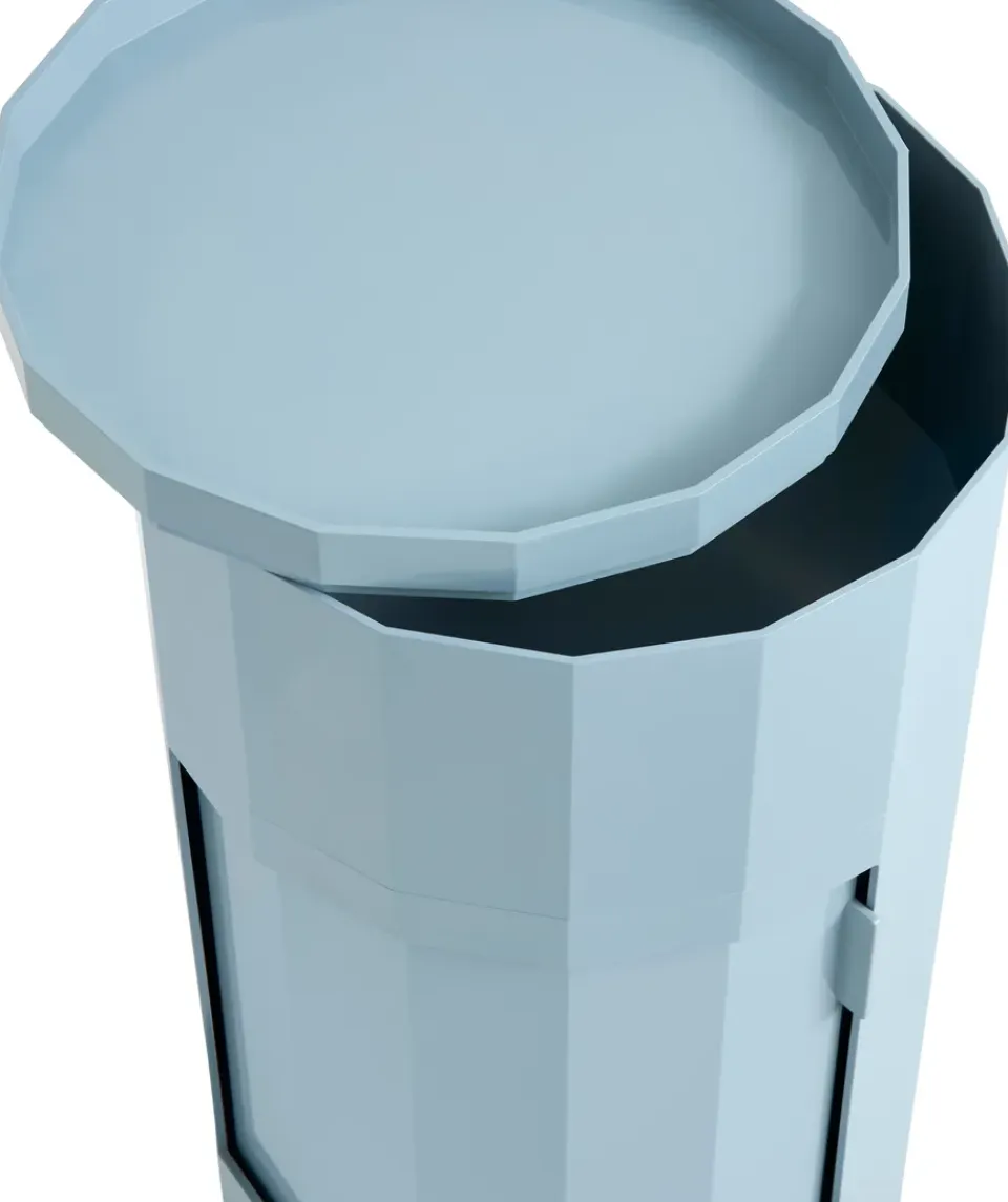 HAY Mesa auxiliar Facet Cabinet 110 , Misty blue Azul