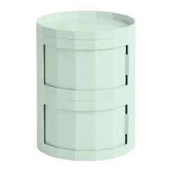 Clearance HAY Mesa auxiliar Facet Cabinet 20, Soft mint Verde
