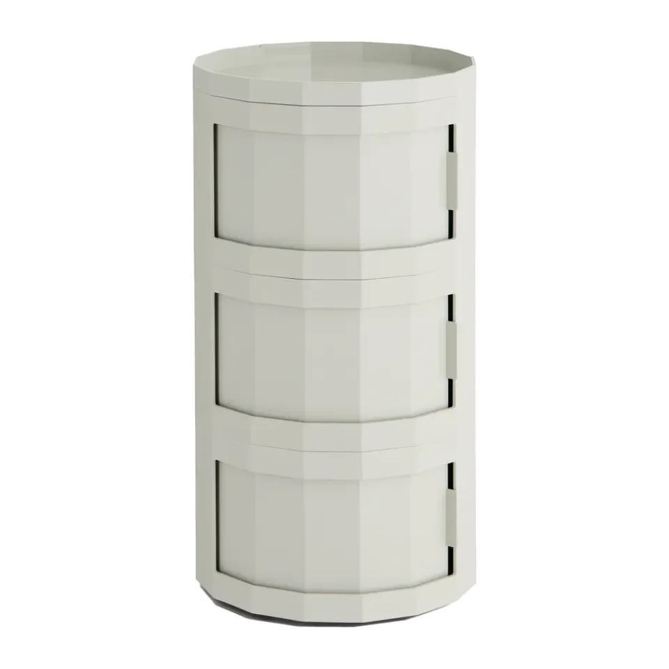 Online HAY Mesa auxiliar Facet Cabinet 30, Misty grey Gris