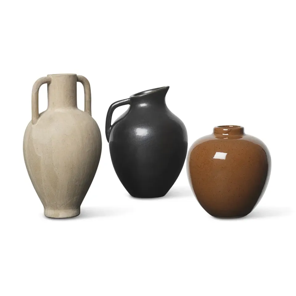 Sale Ferm Living Mini jarrón Ary small, Soil Marrón