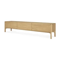 Hot Ethnicraft Mueble de TV PI , Roble, 242 cm Beige
