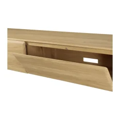 Hot Ethnicraft Mueble de TV PI , Roble, 242 cm Beige