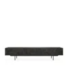 Ethnicraft Mueble multimedia Graphic, Black 242 cm Negro