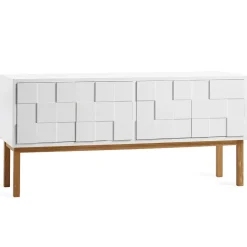 Sale A2 Mueble TV con patas Collect 2010, patas de roble Blanco
