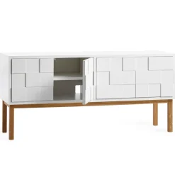 Sale A2 Mueble TV con patas Collect 2010, patas de roble Blanco