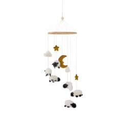 Discount Bloomingville Móvil Dolly 20x75 cm, Blanco