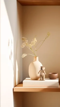 Online Kay Bojesen Denmark Oso de madera Liliput Kay Bojesen, Roble natural, arce natural Beige