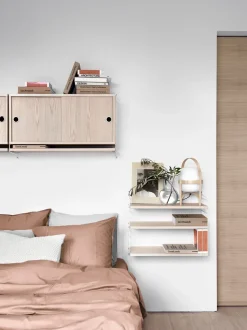 String Panel de pared , , 50x30 cm, paquete de 1 Blanco