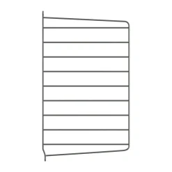 Online String Panel de pared , oscuro, 50x30 cm, paquete de 1 Gris