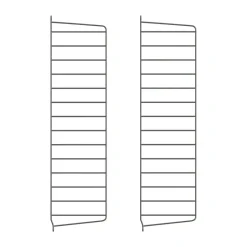 Discount String Panel de pared , oscuro, 75x20 cm, paquete de 2 Gris
