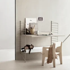 New String Panel de suelo , , 85x30 cm, paquete de 2 Beige