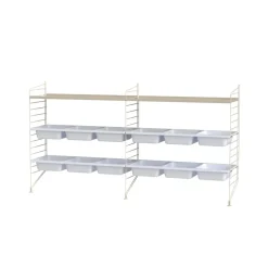 Hot String Panel de suelo , , 85x30 cm, paquete de 1 Beige