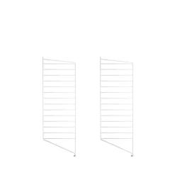 Sale String Panel de suelo , , 85x30 cm, paquete de 2 Blanco