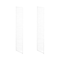 Clearance String Panel de suelo , , 200x30 cm, paquete de 2 Blanco