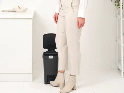 Clearance Brabantia Papelera con pedal StepUp de 10 L, oscuro Gris