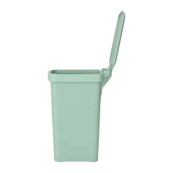 New Brabantia Papelera con pedal StepUp de 10 L, Jade green Verde