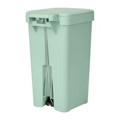 New Brabantia Papelera con pedal StepUp de 10 L, Jade green Verde