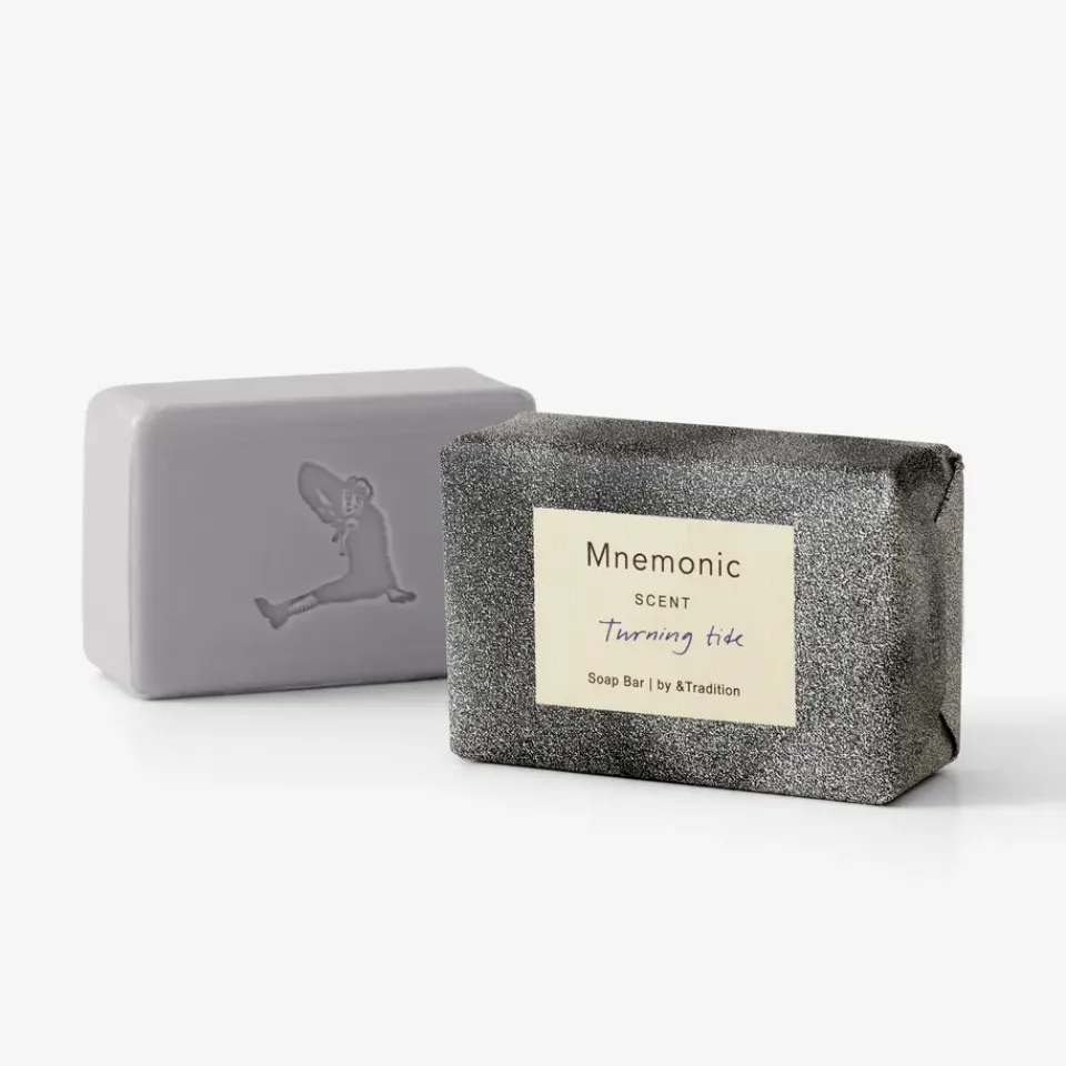 &Tradition Pastilla de jabón Mnemonic MNC3 100 gr, Turning tide Gris