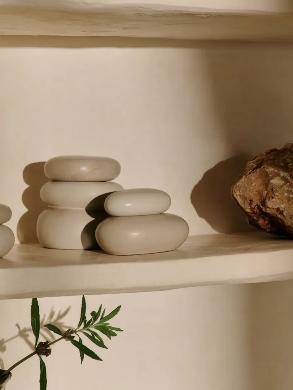Online Ferm Living Pebble ask medium, Sand/Cream Beige