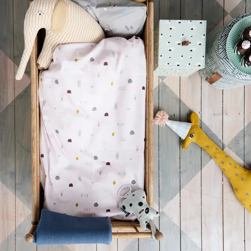 Sale OYOY Peluche Noah the giraff, amarillo Blanco