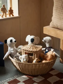 Outlet Ferm Living Peluche Panda Teddy, Natural Beige
