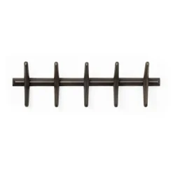 Hot Ethnicraft Percha PI 70 cm, Caoba teñida de oscuro Marrón