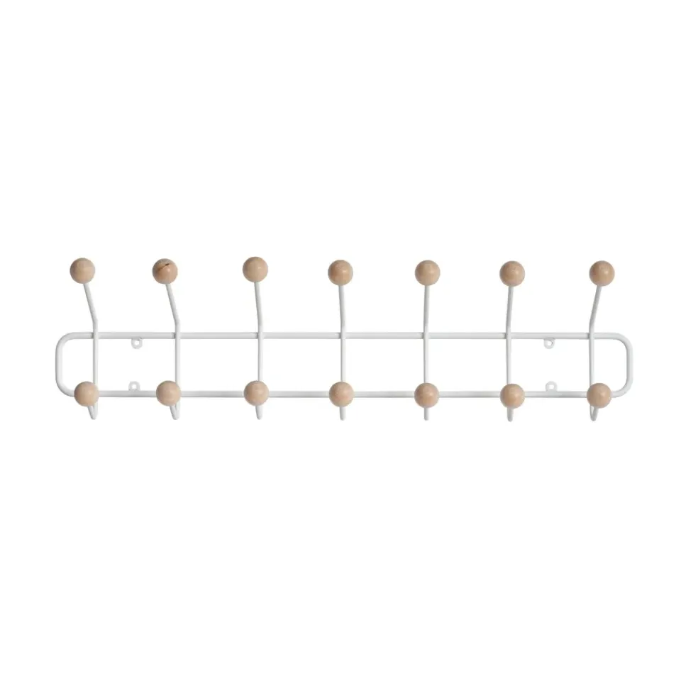 Hot Maze Perchero Bill Horizontal S, Blanco