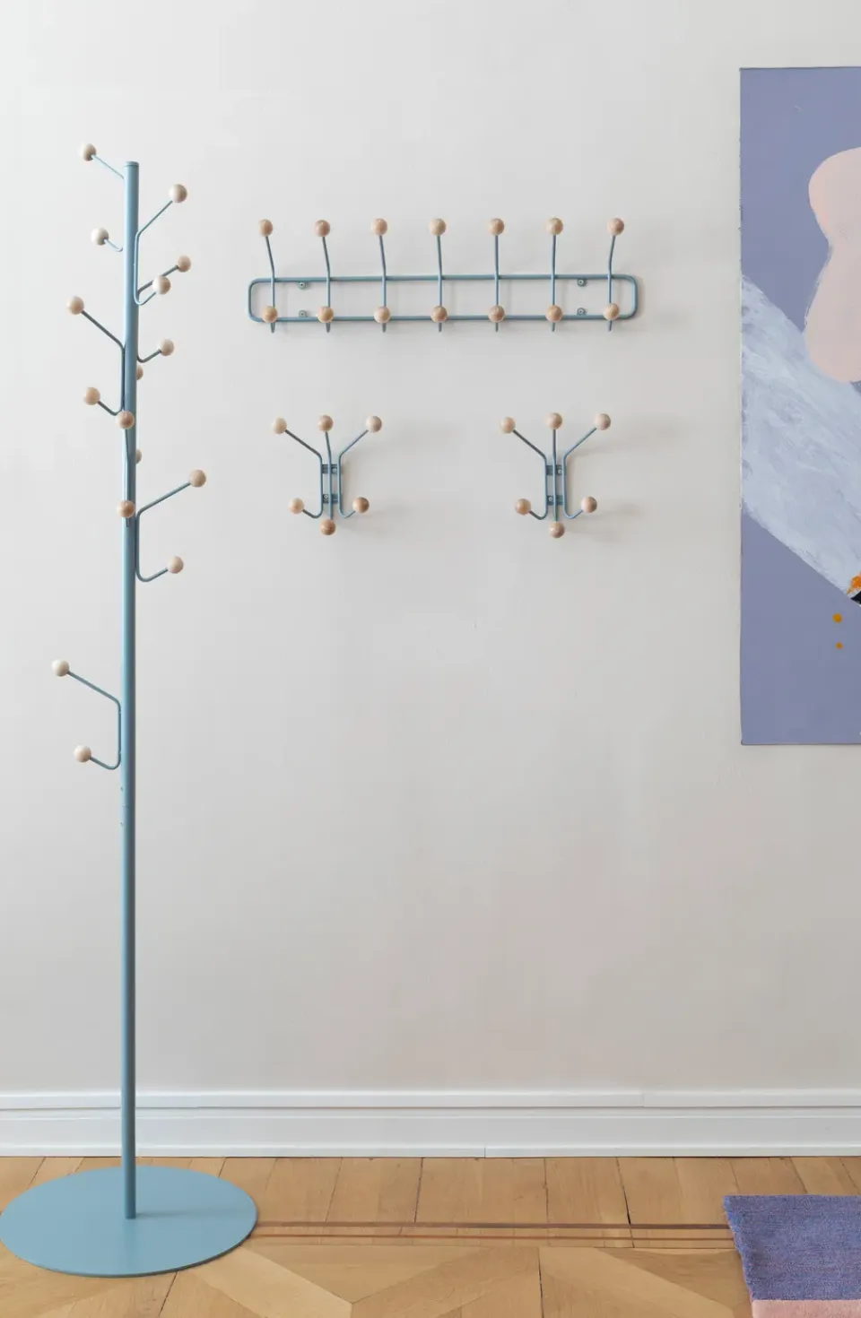 Best Maze Perchero Bill Horizontal S, Pigeon blue Azul