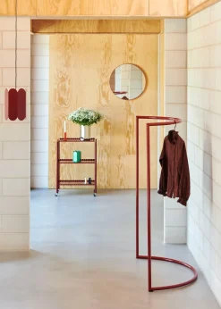 Sale HAY Perchero Colour Rack c-shape 112x150 cm, Maroon red Rojo