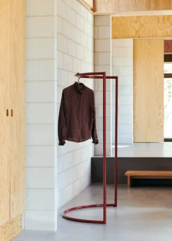 Sale HAY Perchero Colour Rack c-shape 112x150 cm, Maroon red Rojo
