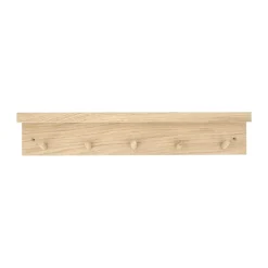 Sale Scandi Living Perchero con estante Alley, Roble Beige