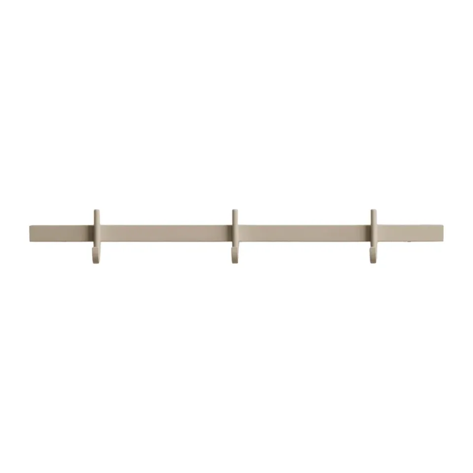 New Relief Perchero con pomos small 41 cm, Beige