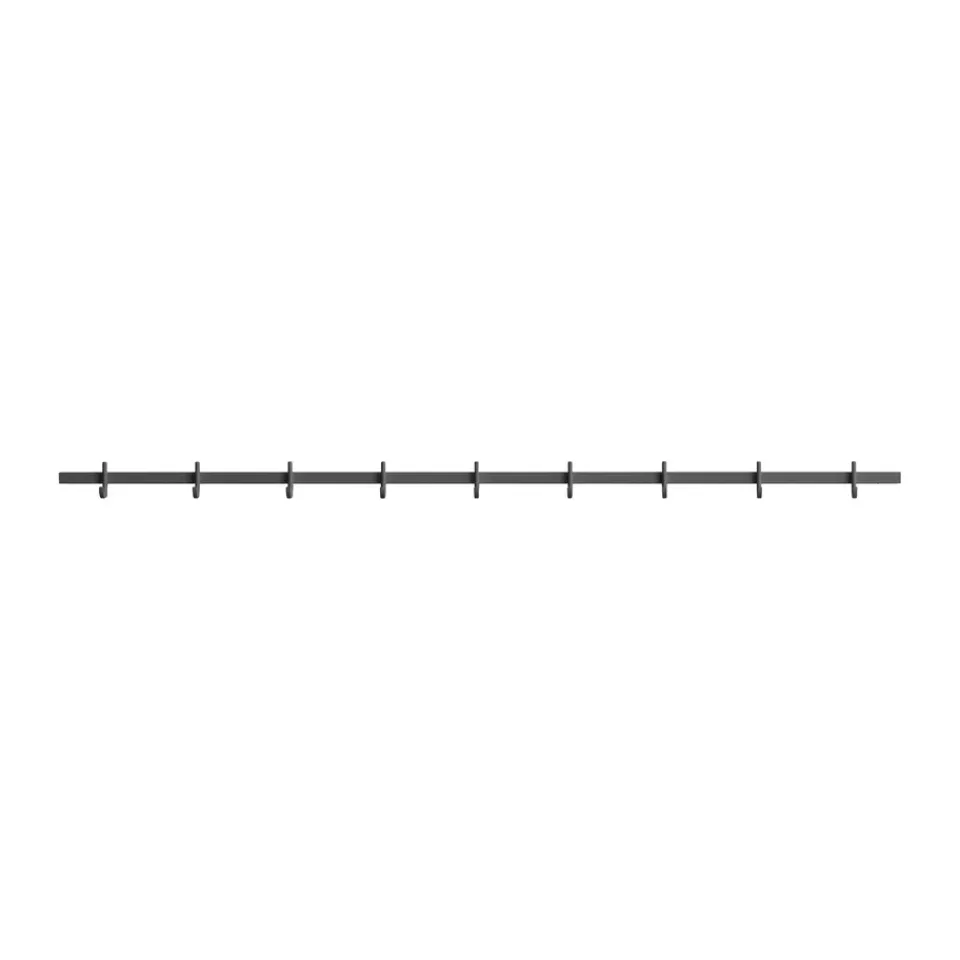 Clearance Relief Perchero con pomos large 123 cm, Gris